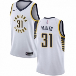 Youth Nike Indiana Pacers 31 Reggie Miller Swingman White NBA Jersey Association Edition