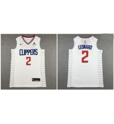 Clippers 2 Kawhi Leonard White Nike Authentic Jersey