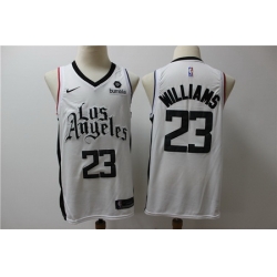 Clippers 23 Lou Williams White City Edition Nike Swingman Jersey