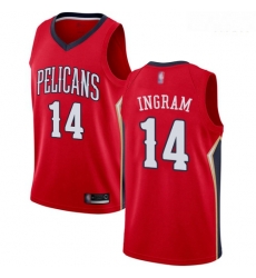 Pelicans #14 Brandon Ingram Red Basketball Swingman Statement Edition Jersey