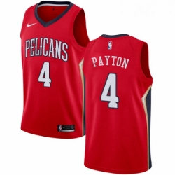 Youth Nike New Orleans Pelicans 4 Elfrid Payton Swingman Red NBA Jersey Statement Edition 