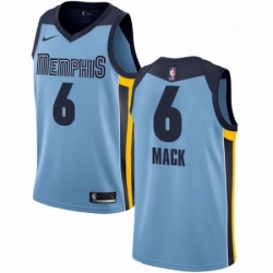 Mens Nike Memphis Grizzlies 6 Shelvin Mack Swingman Light Blue NBA Jersey Statement Edition 