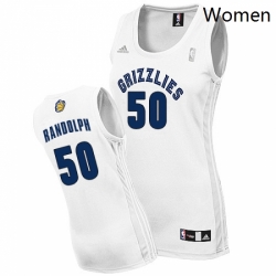 Womens Adidas Memphis Grizzlies 50 Zach Randolph Authentic White Home NBA Jersey