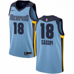 Womens Nike Memphis Grizzlies 18 Omri Casspi Swingman Light Blue NBA Jersey Statement Edition 