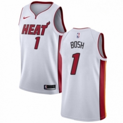 Mens Nike Miami Heat 1 Chris Bosh Swingman NBA Jersey Association Edition