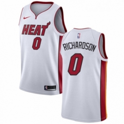 Womens Nike Miami Heat 0 Josh Richardson Authentic NBA Jersey Association Edition