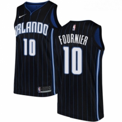 Womens Nike Orlando Magic 10 Evan Fournier Swingman Black Alternate NBA Jersey Statement Edition