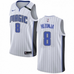 Womens Nike Orlando Magic 8 Mario Hezonja Swingman NBA Jersey Association Edition