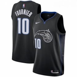 Youth Nike Orlando Magic 10 Evan Fournier Swingman Black NBA Jersey City Edition