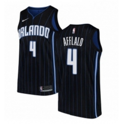 Youth Nike Orlando Magic 4 Arron Afflalo Swingman Black Alternate NBA Jersey Statement Edition 