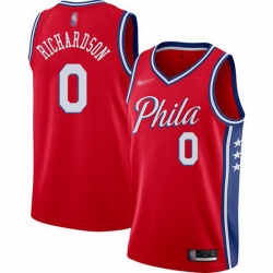 76ers  0 Josh Richardson Red Basketball Swingman Statement Edition 2019 2020 Jersey