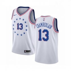 Youth Nike Philadelphia 76ers 13 Wilt Chamberlain White Swingman Jersey Earned Edition