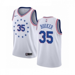 Youth Nike Philadelphia 76ers 35 Trevor Booker White Swingman Jersey Earned Edition 