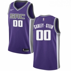 Mens Nike Sacramento Kings 0 Willie Cauley Stein Authentic Purple Road NBA Jersey Icon Edition 