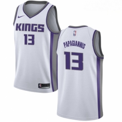 Mens Nike Sacramento Kings 13 Georgios Papagiannis Swingman White NBA Jersey Association Edition