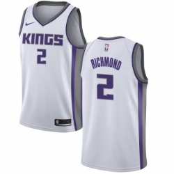 Mens Nike Sacramento Kings 2 Mitch Richmond Authentic White NBA Jersey Association Edition