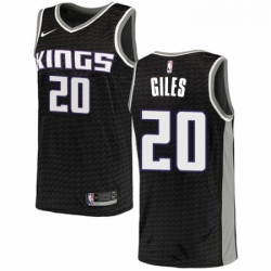 Womens Nike Sacramento Kings 20 Harry Giles Swingman Black NBA Jersey Statement Edition 