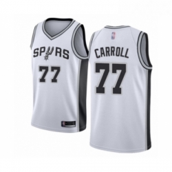 Womens San Antonio Spurs 77 DeMarre Carroll Swingman White Basketball Jersey Association Edition 