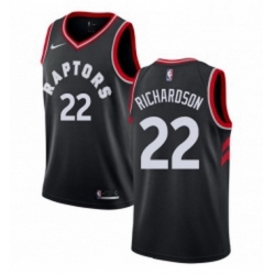 Womens Nike Toronto Raptors 22 Malachi Richardson Swingman Black NBA Jersey Statement Edition 