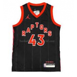 Men Toronto Raptors Pascal Siakam Black Jordan Brand Jersey