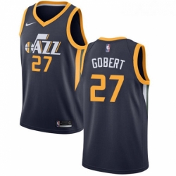 Womens Nike Utah Jazz 27 Rudy Gobert Swingman Navy Blue Road NBA Jersey Icon Edition