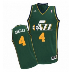 Youth Adidas Utah Jazz 4 Adrian Dantley Swingman Green Alternate NBA Jersey