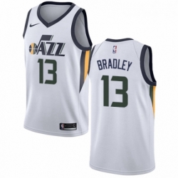 Youth Nike Utah Jazz 13 Tony Bradley Authentic NBA Jersey Association Edition 