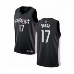 Womens Washington Wizards 17 Isaac Bonga Swingman Black Basketball Jersey City Edition 