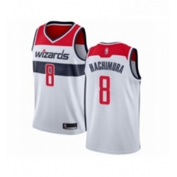 Youth Washington Wizards 8 Rui Hachimura Swingman White Basketball Jersey Association Edition 