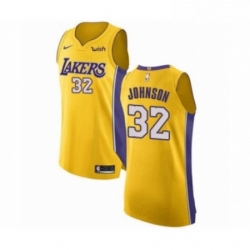 Mens Los Angeles Lakers 33 Kareem Abdul Jabbar Authentic White Basketball Jersey Association Edition