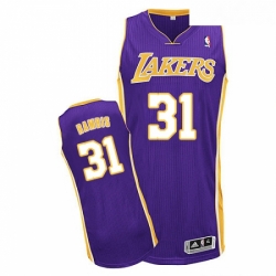 Youth Adidas Los Angeles Lakers 31 Kurt Rambis Authentic Purple Road NBA Jersey