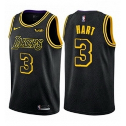 Youth Nike Los Angeles Lakers 3 Josh Hart Swingman Black NBA Jersey City Edition 