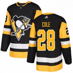 Mens Adidas Pittsburgh Penguins 28 Ian Cole Premier Black Home NHL Jersey 