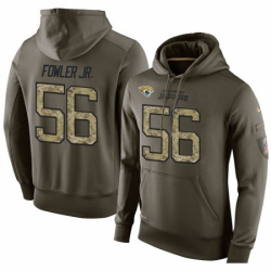 NFL Nike Jacksonville Jaguars 56 Dante Fowler Jr Green Salute To Service Mens Pullover Hoodie