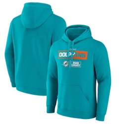 Men Miami Dolphins Aqua X Bud Light Pullover Hoodie