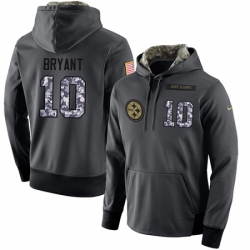 NFL Mens Nike Pittsburgh Steelers 10 Martavis Bryant Stitched Black Anthracite Salute to Service Player Performance Hoodie