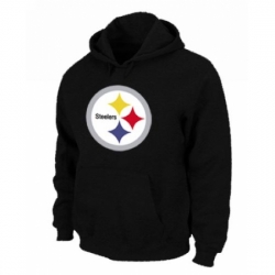 NFL Mens Nike Pittsburgh Steelers Logo Pullover Hoodie Black