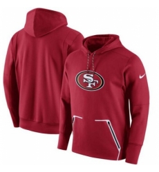 NFL San Francisco 49ers Nike Champ Drive Vapor Speed Pullover Hoodie Scarlet