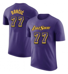 Men Los Angeles Lakers Short Sleeve T Shirt 004