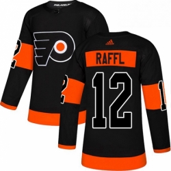 Mens Adidas Philadelphia Flyers 12 Michael Raffl Premier Black Alternate NHL Jersey 