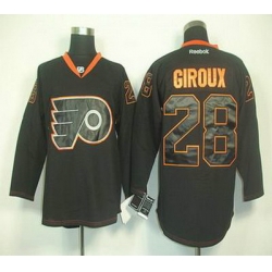 Philadelphia Flyers #28 CLAUDE GIROUX black ice Jersey