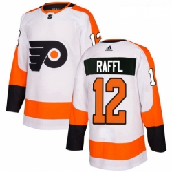 Youth Adidas Philadelphia Flyers 12 Michael Raffl Authentic White Away NHL Jersey 