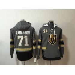 Men Vegas Golden Knights 71 William Karlsson Stitched Hoodie