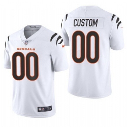 Men Women youth Cincinnati Bengals Customized 2021 White Vapor Untouchable Limited Stitched Jersey 