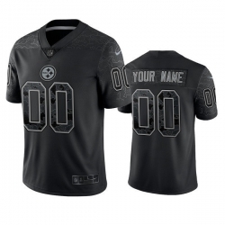 Men Women Youth Custom Pittsburgh Steelers  Reflective Limited Stitched Jersey