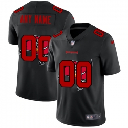 Men Women Youth Toddler Tampa Bay Buccaneers Custom Men Nike Team Logo Dual Overlap Limited NFL Jerseyey Black