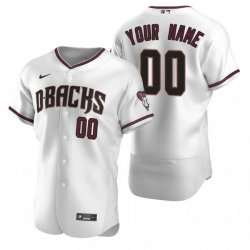 Men Women Youth Toddler All Size Arizona Diamondbacks Custom Nike White Crimson Stitched MLB Flex Base 2020 Home Jersey