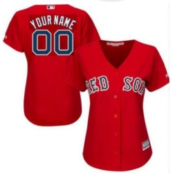 Men Women Youth All Size Boston Red Sox Majestic Red Home Cool Base Custom Jersey