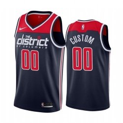 Men Women Youth Toddler All Size Nike Washington Wizards Custom Navy 2019 20 Statement Edition NBA Jersey