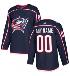 Men Women Youth Toddler Navy Blue Jersey - Customized Adidas Columbus Blue Jackets Home